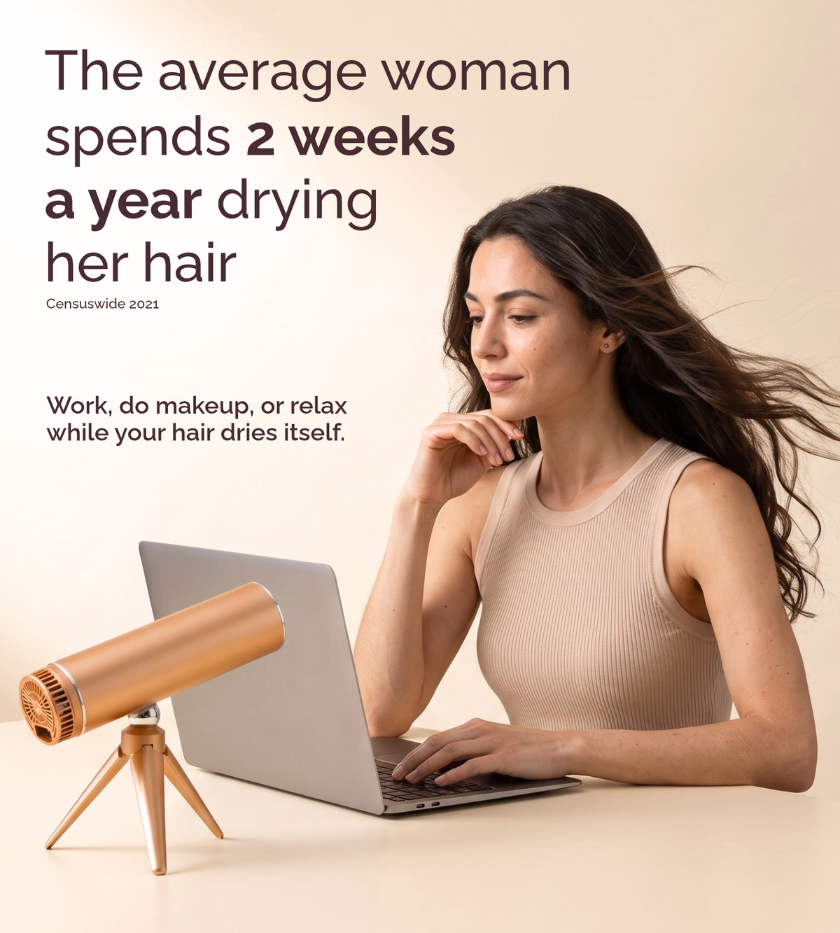 Pleume™ Hands-Free Hair Dryer